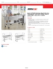 Regency Tables & Sinks 423CFT5KTS Specsheet Regency Tables & Sinks 423CFT5KTS Specsheet
