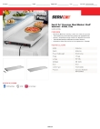 Avantco Equipment 423HSW2054 Specsheet
