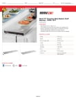 Avantco Equipment 423HSW2072 Specsheet