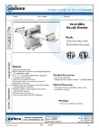 SFG500T-TM-1 Spec Sheet