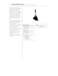 simplehuman Black Toilet Brush Specsheet