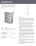Simplehuman ST2050 Specs