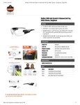 Skullerz SAGA Anti-Scratch & Enhanced Anti-Fog Safety Glasses, Sunglasses  specs