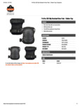SLIP-RESISTANT KNEE PADS - RUBBER CAP SPEC SHEET