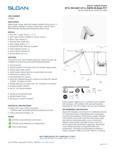 Sloan_5093324000_specsheet Sloan_5093324000_specsheet