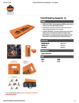 SMALL FOAM KNEELING PAD - 1IN - ORANGE SPEC SHEET