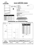 SHC Shelving Spec Sheet