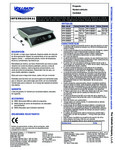 Vollrath International Induction Range Spanish Spec Sheet Vollrath International Induction Range Spanish Spec Sheet