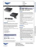 Mirage Buffet Induction Warmers Spec Sheet