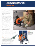 speedrooter spec sheet speedrooter spec sheet