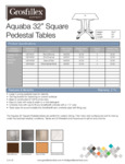 32" Square Table 32" Square Table