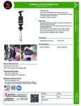 Sammic B-50 Specsheet