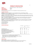 biscoff spec sheet