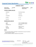 Dominade Lemon Spec Sheet