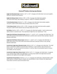 Spec Sheet - Hallowell - Rivetwell Spec Sheet - Hallowell - Rivetwell