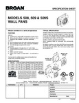Spec_Sheet_508_509_509S Spec_Sheet_508_509_509S