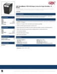 Spec Sheet for Acco 1757407 ShredMaster Paper Shredder