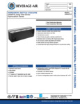 Spec Sheet for Beverage-Air DW94HC-B-02 Bottle Cooler