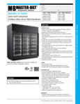 Spec Sheet for Master-Bilt BEM _ BEL-SC Series Merchandisers