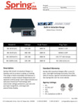 Spec Sheet for Max Induction Range SM Model
