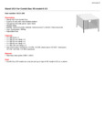 Spec Sheet for Rational 60.31.046 SelfCookingCenter XS Combi Oven Stand