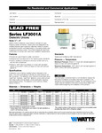 Specification Sheet - LF3001A Specification Sheet - LF3001A