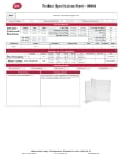 Tablecraft Table Tent Specsheet Tablecraft Table Tent Specsheet