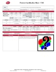 Tablecraft P260 Specsheet