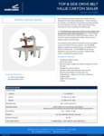 Sealersales CS-5050B Carton Sealer Spec Sheet