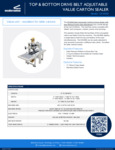 Sealersales CS-6050 Carton Sealer Spec Sheet Sealersales CS-6050 Carton Sealer Spec Sheet