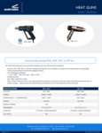 Sealersales HG-1 Series Heat Gun Spec Sheet