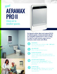Specsheet for AeraMax PRO II Wall-Mount Air Purifier Specsheet for AeraMax PRO II Wall-Mount Air Purifier