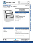 Specsheet for Beverage-Air CDR3HC-1-W Bakery Display Case Specsheet for Beverage-Air CDR3HC-1-W Bakery Display Case