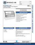 Specsheet for Beverage-Air CDR5HC-1-W Bakery Display Case Specsheet for Beverage-Air CDR5HC-1-W Bakery Display Case