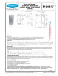 Specsheet for Bobrick B-26617 Soap Dispenser Specsheet for Bobrick B-26617 Soap Dispenser