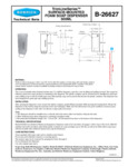 Specsheet for Bobrick B-26627 TrimLineSeries Soap Dispenser Specsheet for Bobrick B-26627 TrimLineSeries Soap Dispenser
