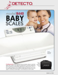 Specsheet for Cardinal Detecto 8440 Pediatric Scale