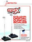 Specsheet for Cardinal Detecto APEX Eye-Level Digital Clinical Scale Specsheet for Cardinal Detecto APEX Eye-Level Digital Clinical Scale