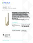 Specsheet for Everpure Pentair Pentek P Series Specsheet for Everpure Pentair Pentek P Series