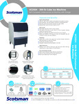 Specsheet for Scotsman UC2024 Undercounter Cube Ice Machine Specsheet for Scotsman UC2024 Undercounter Cube Ice Machine