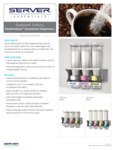 Specsheet for Server SweetStation Sweetener Dispensers Specsheet for Server SweetStation Sweetener Dispensers