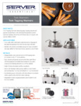 Specsheet for Server Twin FS-FSP 81220 81230 81290 Topping Warmer Specsheet for Server Twin FS-FSP 81220 81230 81290 Topping Warmer