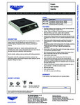 Specsheet for Vollrath MPI4 Induction Range Specsheet for Vollrath MPI4 Induction Range