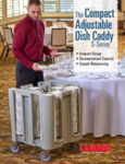 Specsheet_S-Series Compact Adjustable Dish Caddy_Cambro