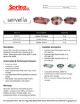 Spring USA Spec Sheet_Servella Spring USA Spec Sheet_Servella