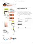 Squids 3180 Tool Tethering Kit - 2lbs Specsheet