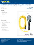 Voltec 00184 Specs Voltec 00184 Specs