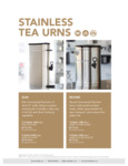 Stainless Tea Urns_2025_Sell Sheet