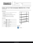 Steelton Metal Products 465B2460KE5 Specsheet