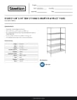 Steelton Metal Products 465C2448KE5 Specsheet